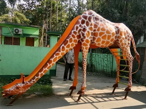 Frp Giraffe Slide - Color: Multi Color