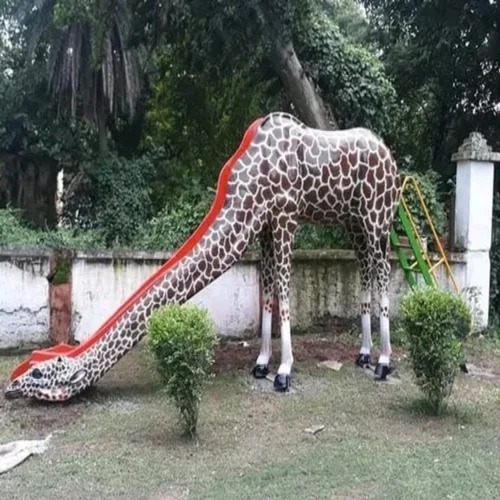 Frp Giraffe Slide - Color: Multi Color