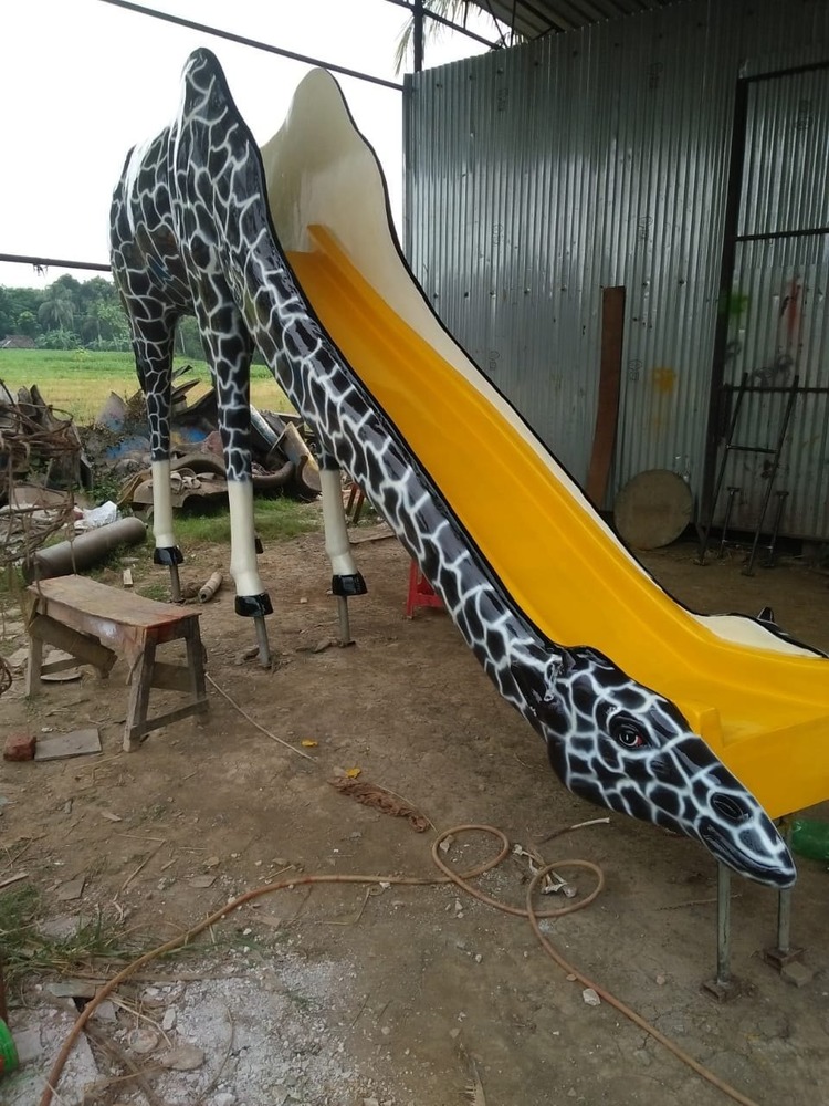 Frp Giraffe Slide - Color: Multi Color
