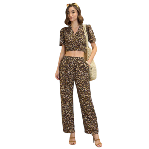 Women Co-Ord Set - Color: Brown