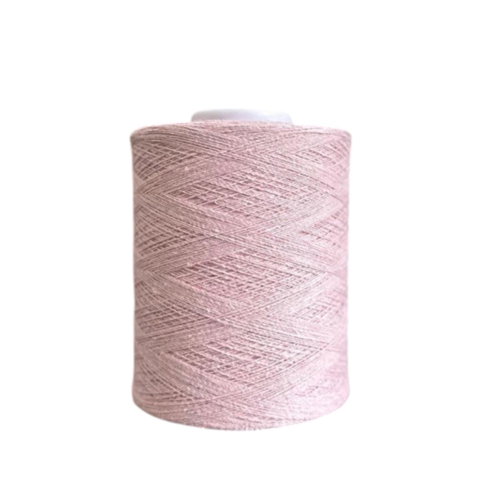 6S Baby Pink Cotton Polyester Yarn
