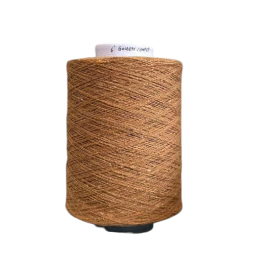 6S Golden Color Cotton Polyester Yarn