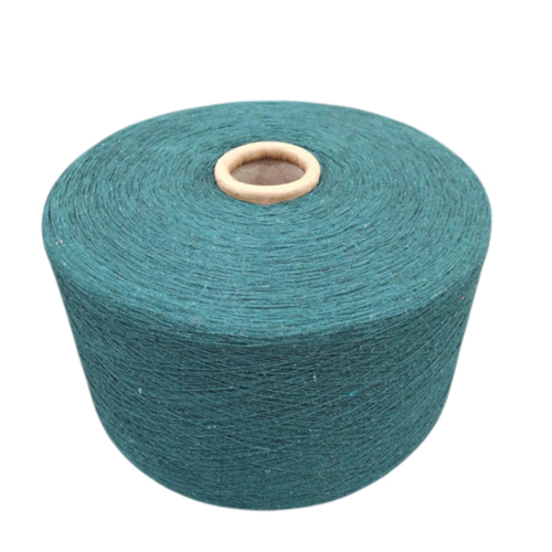 10S Bottle Green Color Cotton Polyester Yarn