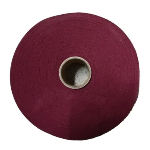 Mahroon Color Cotton Polyester Yarn