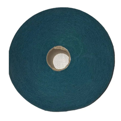 Peacock Green Color Cotton Polyester Yarn
