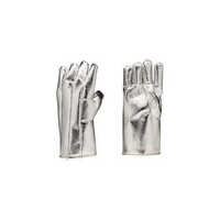 Aluminized Fire Fighting Hand Gloves - Color: Silver