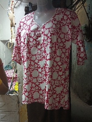 Ladies Short Kurti - Feature: Plus Size
