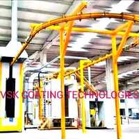 Conveyorised Powder Coating Plant - Color: Yellow