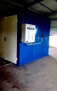 Powder Coating Curing Oven - Color: Blue