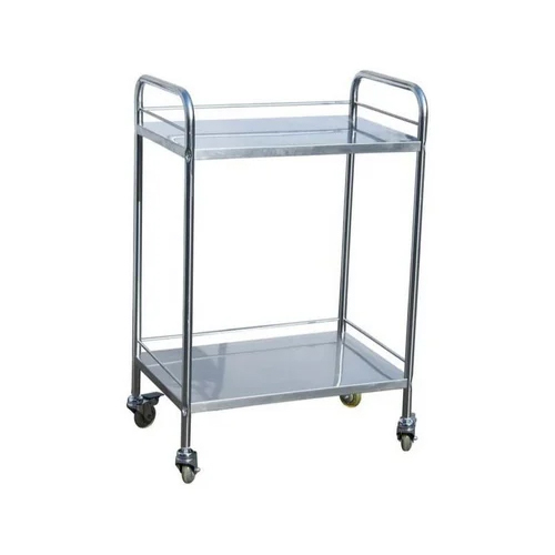 Surgical Instrument Trolley - Color: Silver
