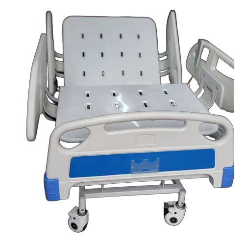5 Functions Electric Icu Bed - Color: White And Blue