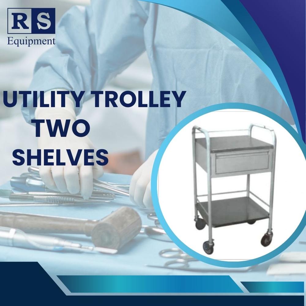 Utility trolley Two Shelves