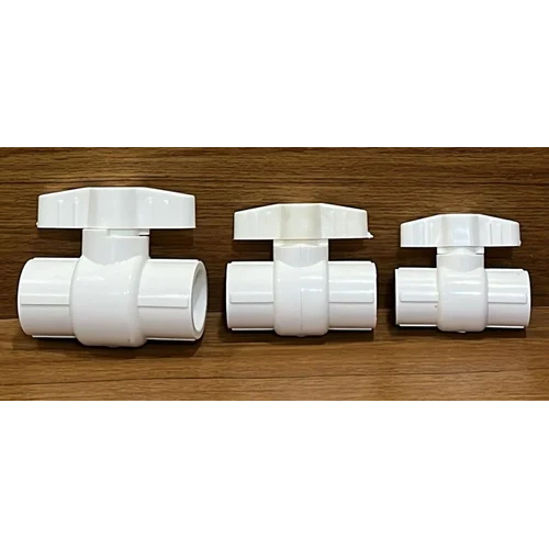 1.5 Inch White Water UPVC Ball Valve