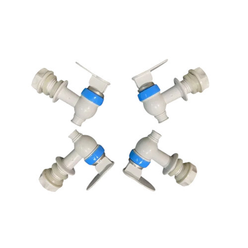 White RO Matka Plastic Tap