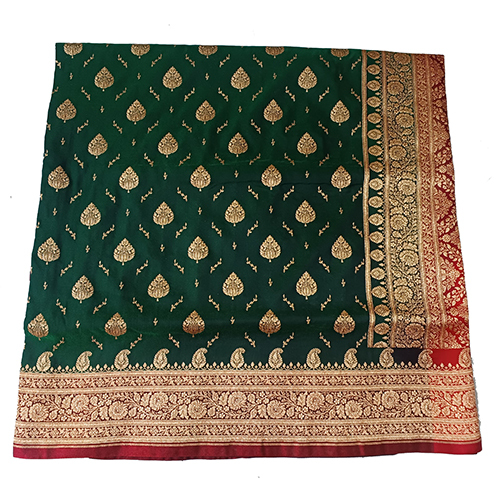 Ladies Green Silk Saree