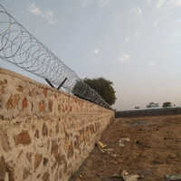 Concertina Coil Fencing With Y Shape MS Angle