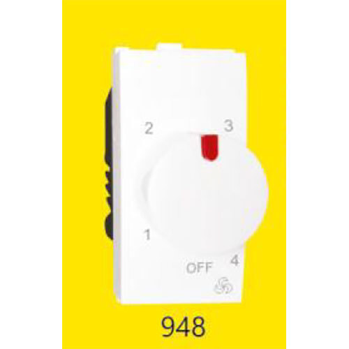 Fan Regulator | 4 Step Regulator Ameo - Color: White