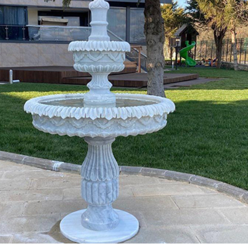 white Marble water fountain