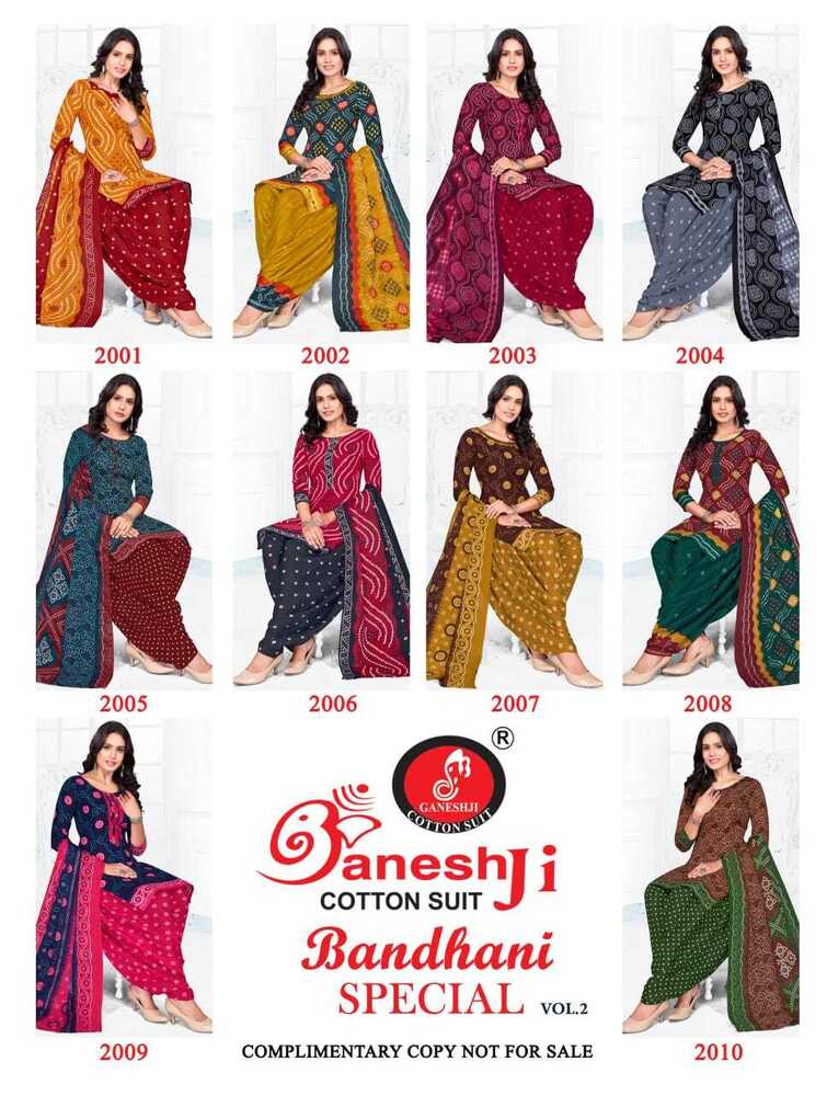 Ganeshji Bandhani Special Vol-2  Dress Material