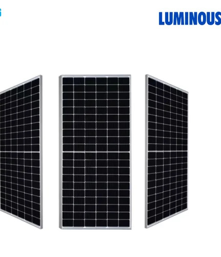 500w Luminous Bi Facial Solar Panel - Color: Black