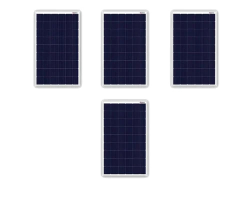300w Microtek Polycrystalline Solar Panel - Color: Blue