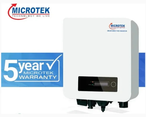 4kw Microtek Solar Grid Tie Inverter - Color: White