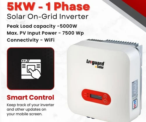 3 Kw Livguard Single Phase Smart Grid Interactive Solar Inverter - Color: White