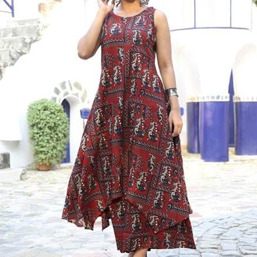 Ladies Kurti Set - Color: Multicolor