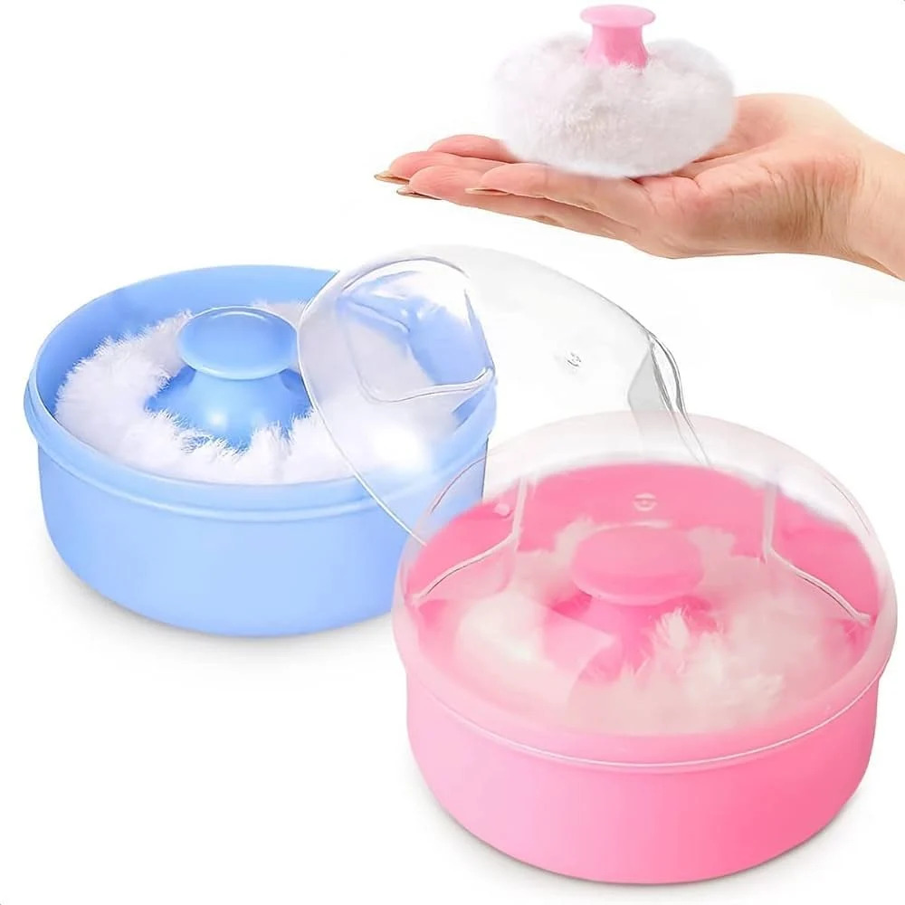 Baby Powder Puff - Color: Multicolor
