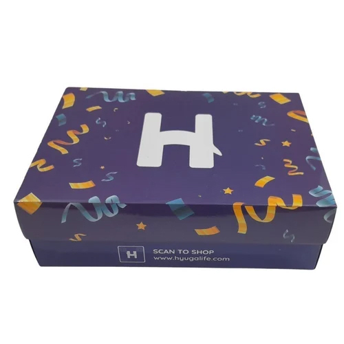 Blue Cardboard Gift Packaging Box