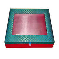 Cardboard Sweet Gift Box - Color: Red And Blue (base)