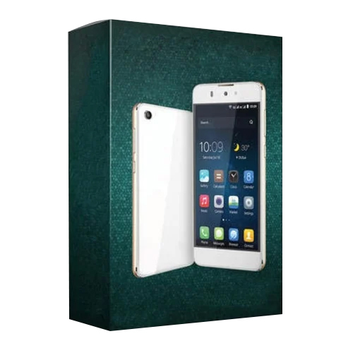 Green Cardboard Mobile Gift Packaging Box