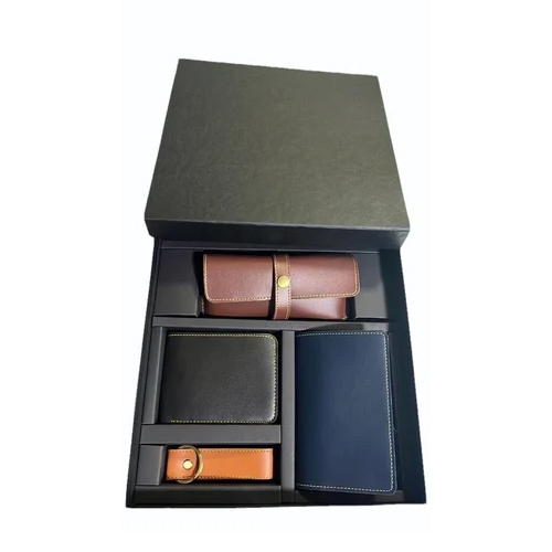 Black Plain Cardboard Corporate Gift Boxes - Finish: Matte