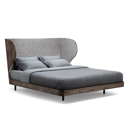 Contemporary Single Bed - Color: Grey