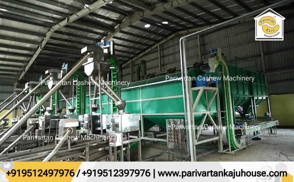 Full Automatic Cashew Processing Nut Plant Setup - Material: Ss & Ms