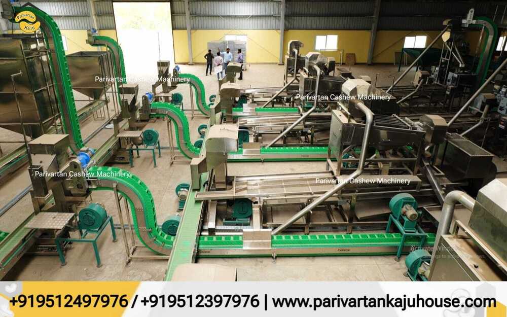 Full Automatic Cashew Processing Nut Plant Setup - Material: Ss & Ms