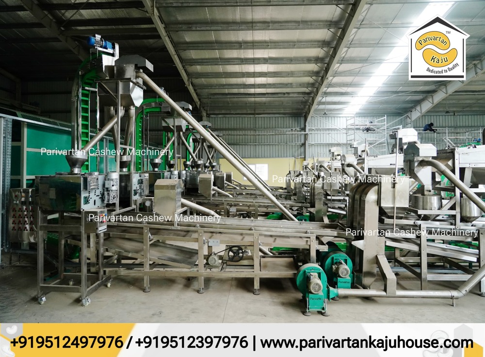Full Automatic Cashew Processing Nut Plant Setup - Material: Ss & Ms