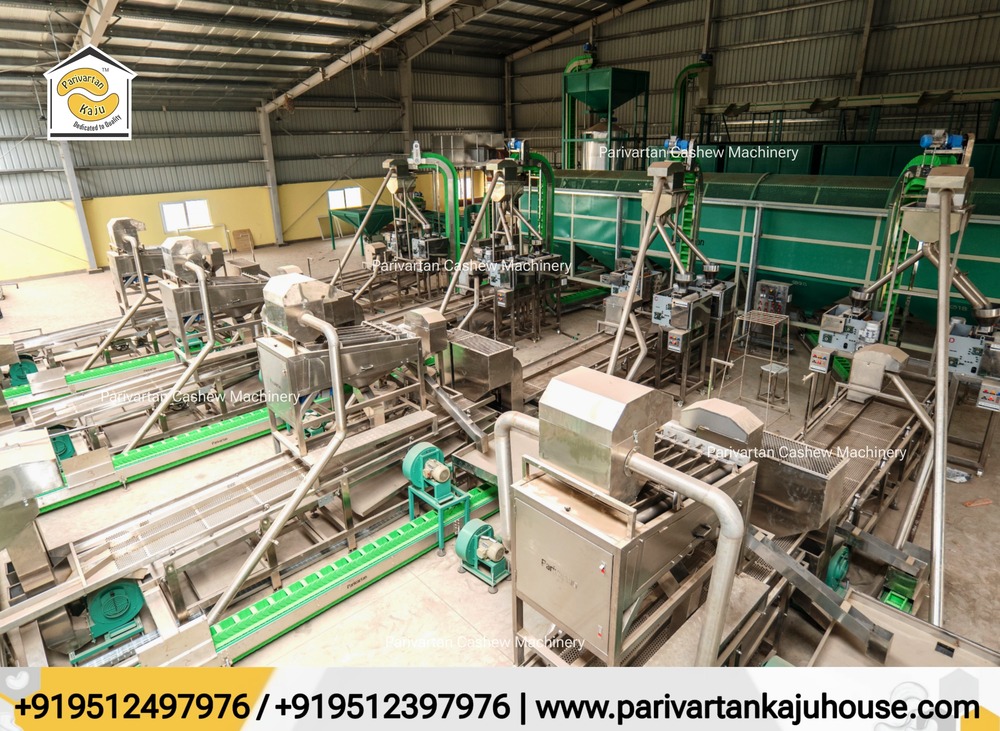 Full Automatic Cashew Processing Nut Plant Setup - Material: Ss & Ms