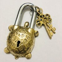 Brass Small Turtle Pad Lock