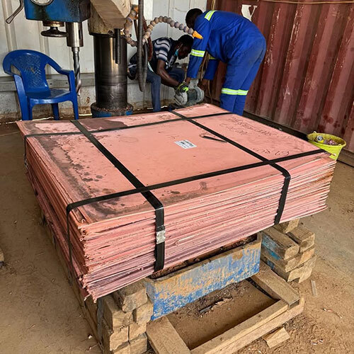 तांबे का कैथोड