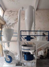 Rotary Pvc Pulverizer Machine - Color: White And Blue