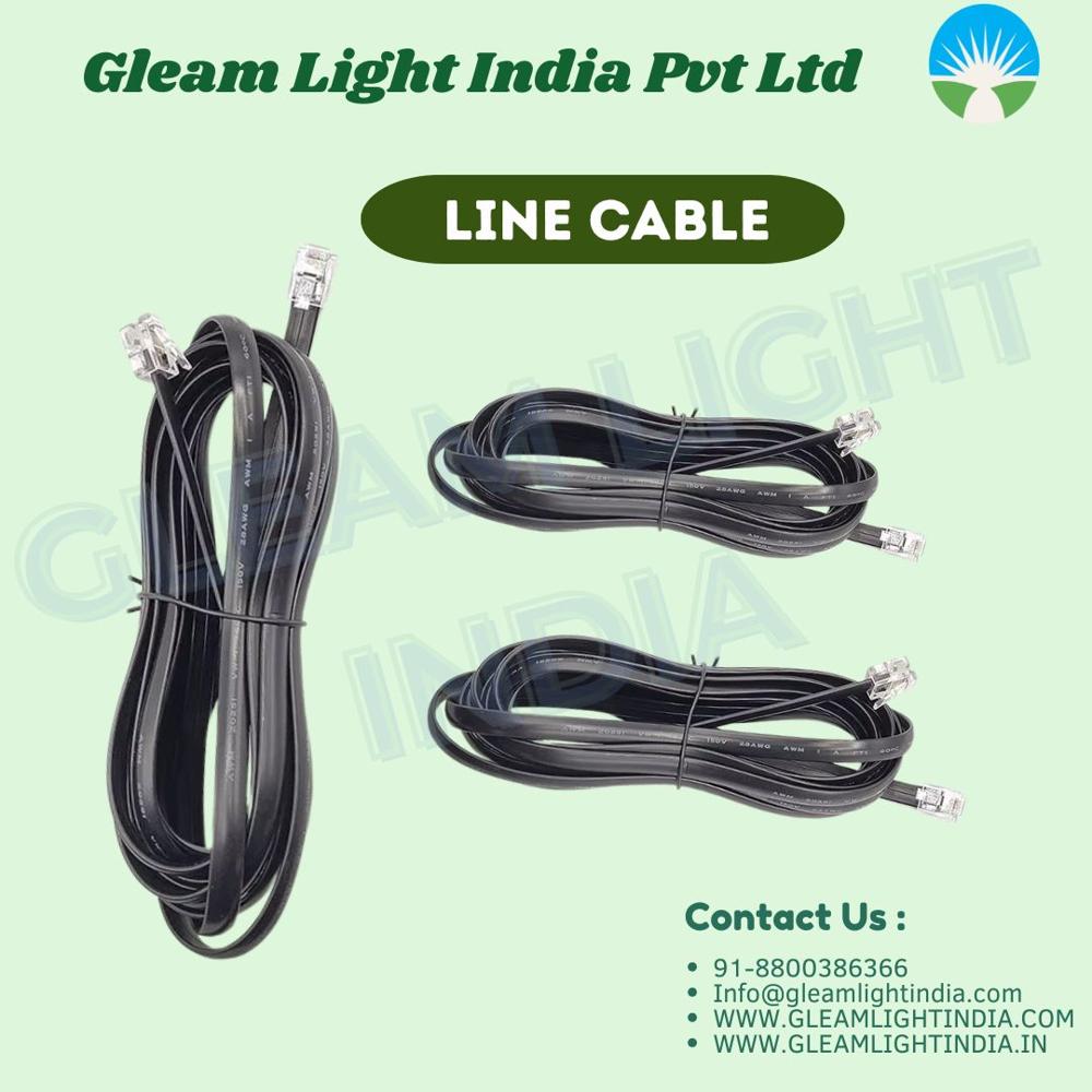 Lan Cable - Abs Material, 225 Mm Size, Black Color | 50 Ohm Impedance, Supports All Networks, Pvc Insulation, Data Communication Usage
