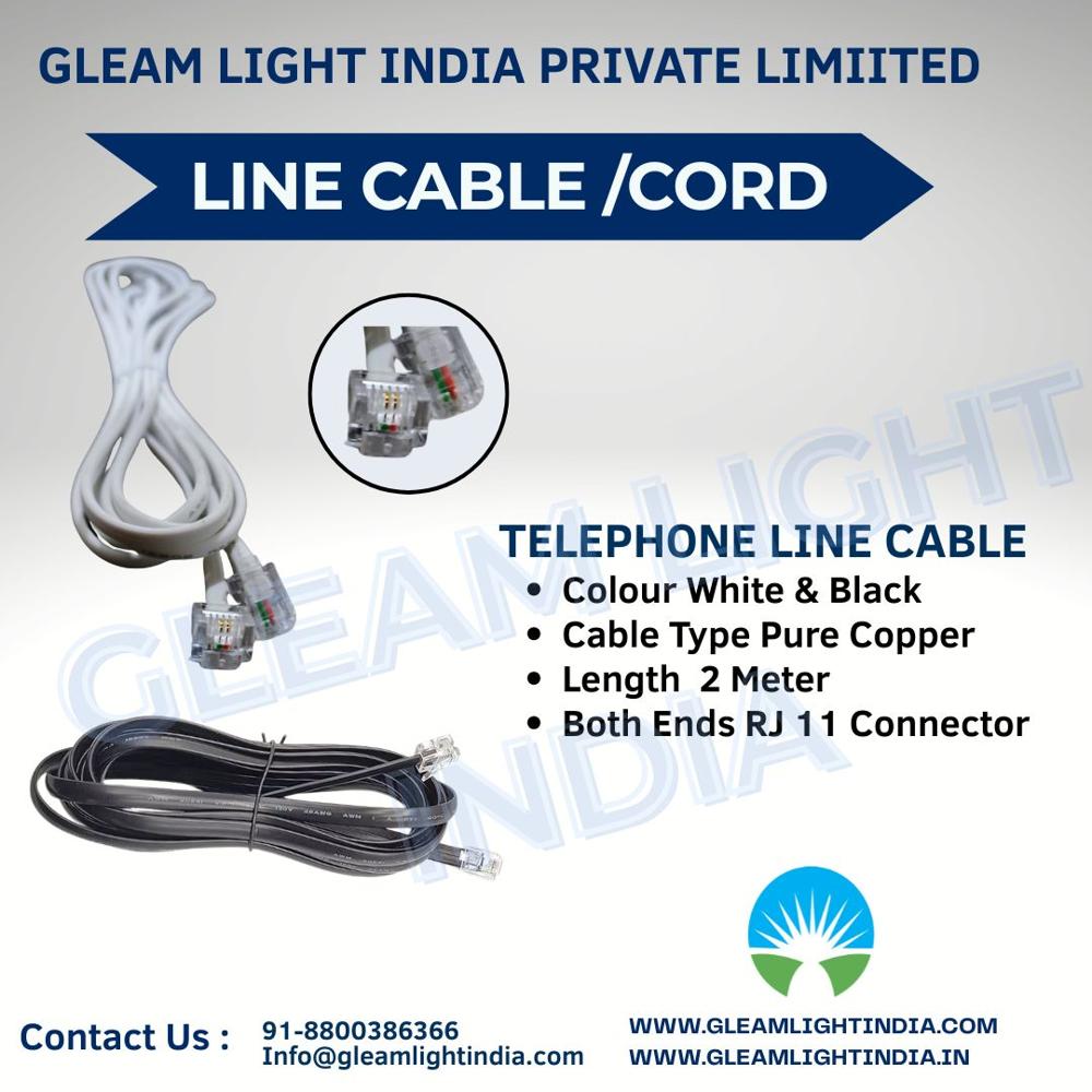 Lan Cable - Abs Material, 225 Mm Size, Black Color | 50 Ohm Impedance, Supports All Networks, Pvc Insulation, Data Communication Usage