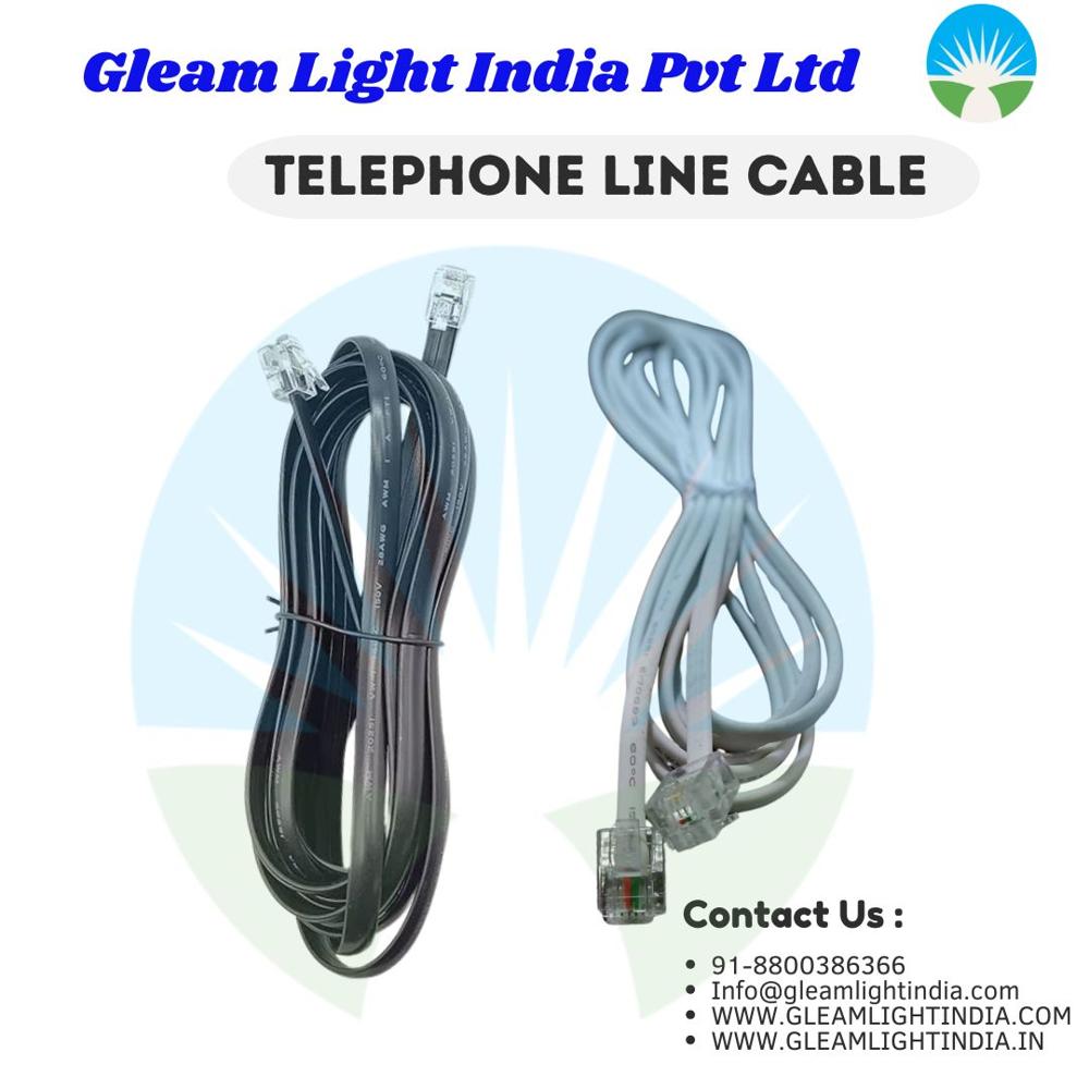 Lan Cable - Abs Material, 225 Mm Size, Black Color | 50 Ohm Impedance, Supports All Networks, Pvc Insulation, Data Communication Usage