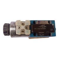 Rexroth Hydraulic Solenoid Valve - Color: Blue & Silver