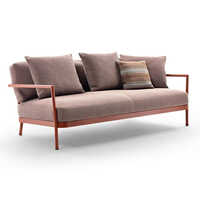 Outdoor Sofa Set - Color: Brown