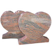 Heart Shaped Monument - Granite Slabs, 2 To 10 Inch Thickness, Custom Colors | Polished Surface, Commercial Use