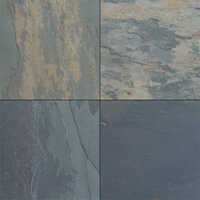 Black (rustic) Slate Stone Kerb - Polished Surface, 2-10 Inch Thickness, Various Colors