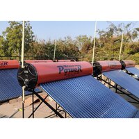 Solar Water Heater - Metal | Tankless, 200 To 10,000 Lpd, 1 Kw Power, 220v Voltage, 1-year Warranty, Versatile For Residential & Commercial Use