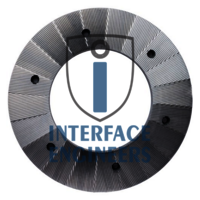 Plastic Pulverizer Disc Blade - Color: Grey